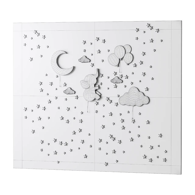 Decorative wall panel for children — Скачать