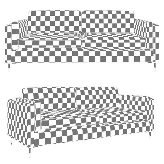 Rosalina 84 Blue Velvet Sofa — Descargar