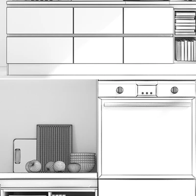 Кухня Skipper (CYAN) от KaratKitchen — Вид 2