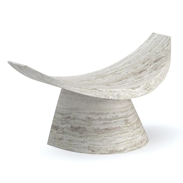 Partera travertine stool — Descargar