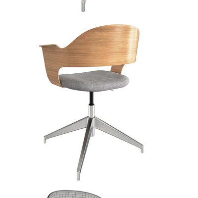 Bekant Desk with Fjallberget — Ver 3