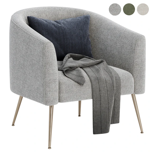 Chynia Upholstered Barrel Chair — Скачать