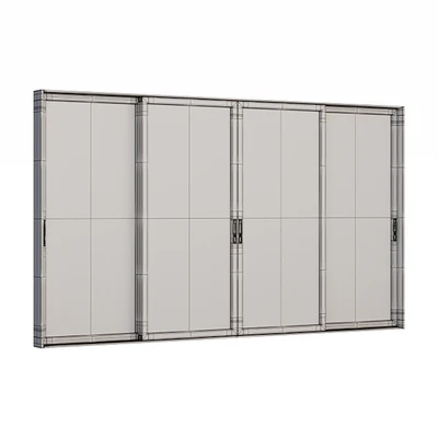 A set of sliding Metal Windows and Doors. — Вид 3
