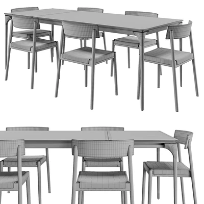 Silhouette table + Scandia chair — Ver 2