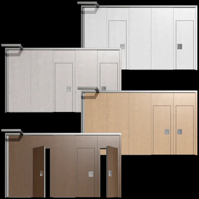 Sliding wooden partition wall — Ver 4