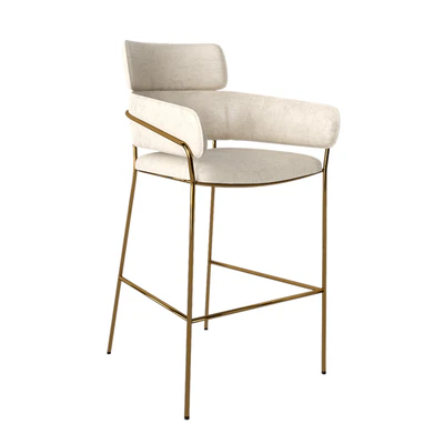Marino Bar Stool / Beige Latte — Ver 2