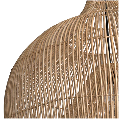 Fishtrap dome bamboo wicker natural lamp — Вид 5