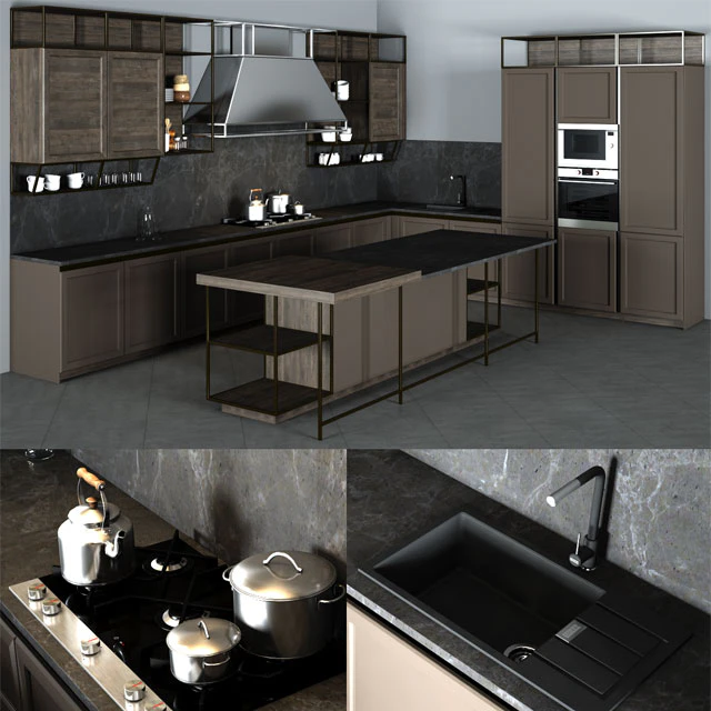 Frame Snaidero Kitchen Furniture — Descargar