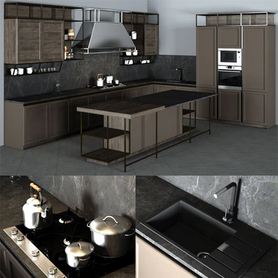 Frame Snaidero Kitchen Furniture — Ver 1
