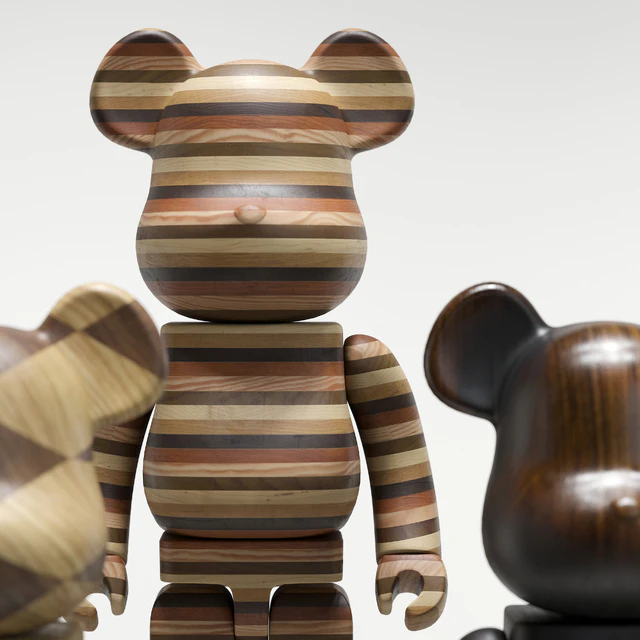 Bearbrick / Karimoku (Wood set) — Скачать