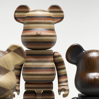 Bearbrick / Karimoku (Wood set) — Вид 4