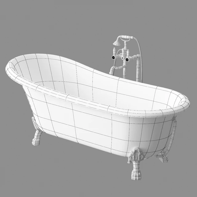 Акриловая ванна BelBagno BB04 + смеситель Cezares — Скачать