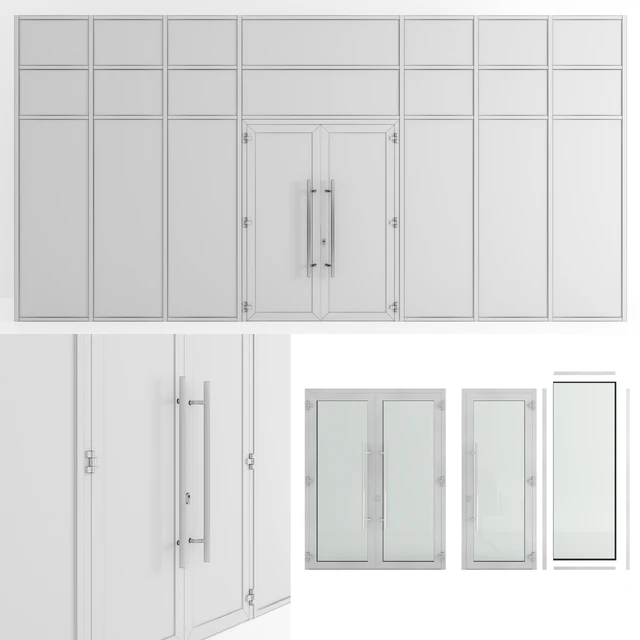 Glass fire doors and partitions Nayada. Rack profile. — Descargar