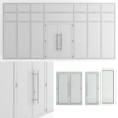 Glass fire doors and partitions Nayada. Rack profile. — Ver 3