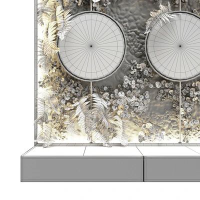 Console with mirrors and vertical garden — Ver 2