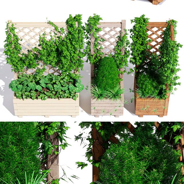 Planter with trellis — Скачать