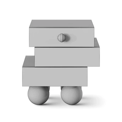 Hommes Matrioska Bedside Table — Ver 3