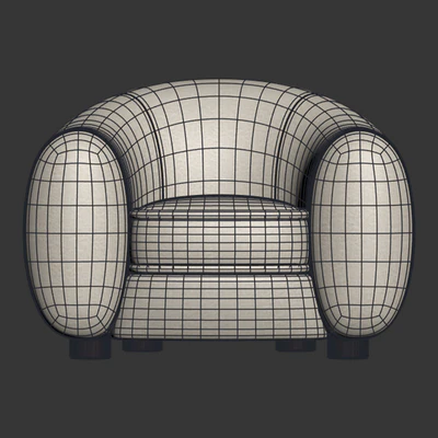 Maison Royere - Polar Bear armchair — Ver 4
