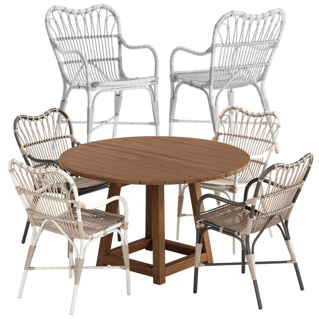 Sika Design Margret chair George table set — Descargar