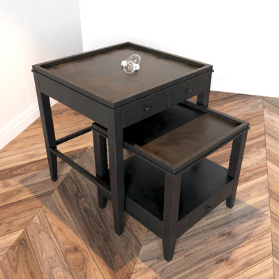 Lamp Lussole and Side Table Bleeker — Ver 2