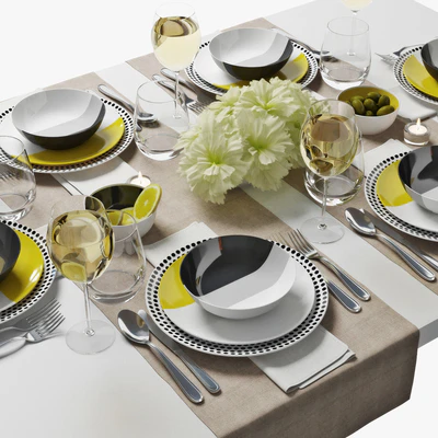 table setting 03 — Вид 1