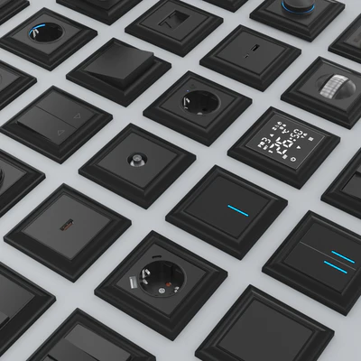 OM Sockets and switches Werkel (black) — Ver 3