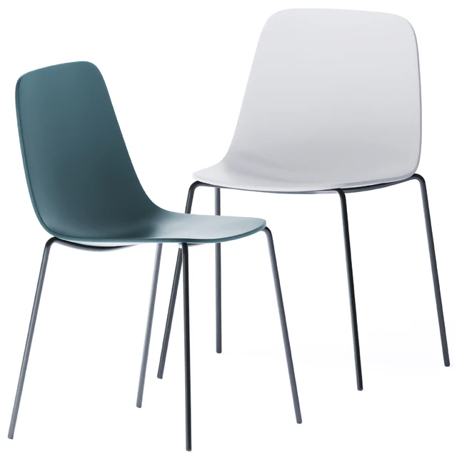 Maarten Plastic Four Legs Chair by Viccarbe — Descargar