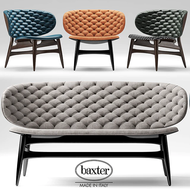 Sofa and chair baxter DALMA — Descargar