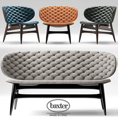 Sofa and chair baxter DALMA — Ver 1