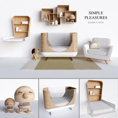 Wood Kids Room | Children's — Ver 1