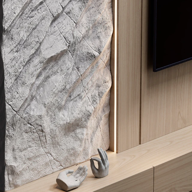Modern TV wall 05 — Descargar
