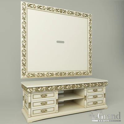 "Jacqueline" panel TV and nightstand, "Grand" — Descargar