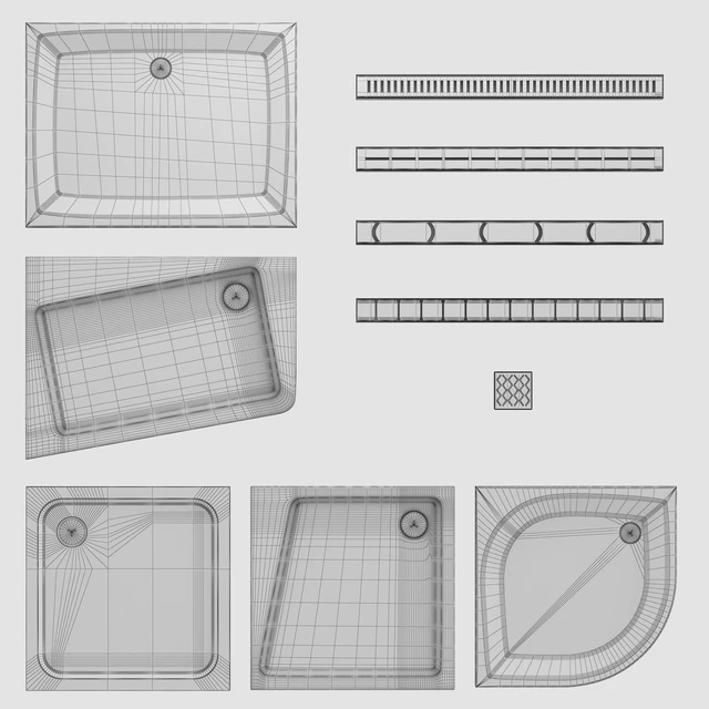 Shower trays and channels Ravak set 41 — Descargar