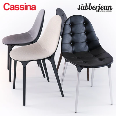 Cassina Caprice Chairs / LC6 Table — Ver 3