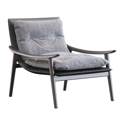 Minotti Fynn Saddle Hide  Armchair — Вид 1