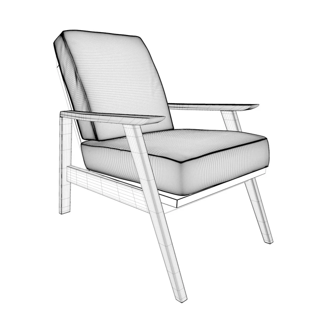 Vintage armchair Linna — Descargar