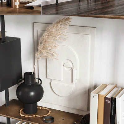 Shelving Cattelan Italia AIRPORT — Ver 3