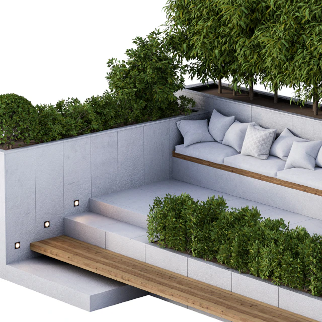 Roof Garden and Landscape Furniture 03 — Descargar