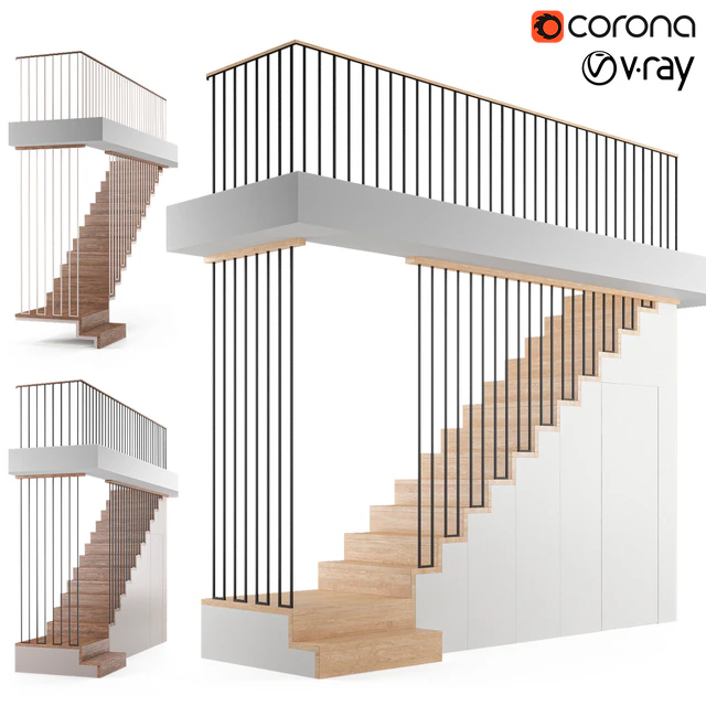Staircase with storage — Descargar