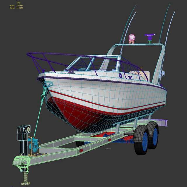 Pleasure fishing boat — Descargar