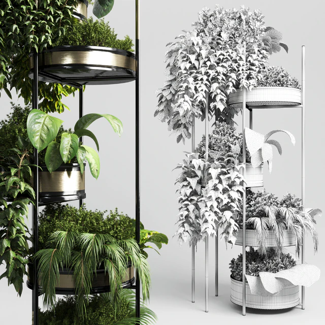 collection Indoor plant plant stairs stand metal vase 10 — Descargar