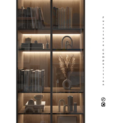 Furniture Composition | 490 | Шкаф — Вид 4