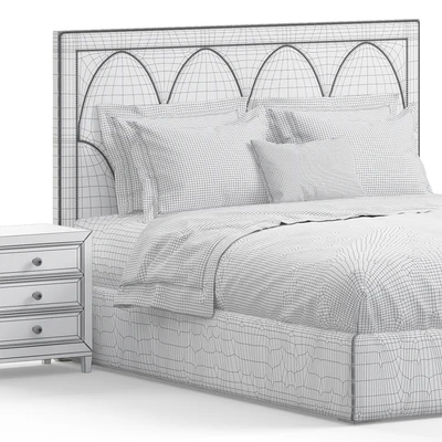 Regan upholstered king bed — Ver 3