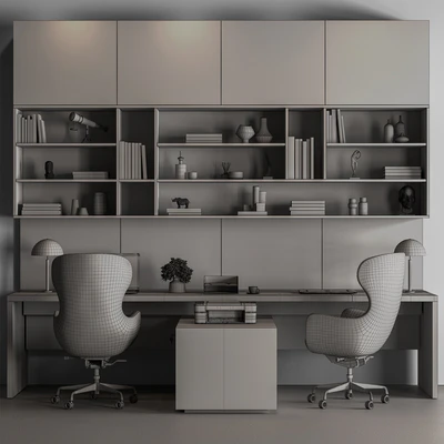 Employee Set - Office Furniture 676 — Вид 4