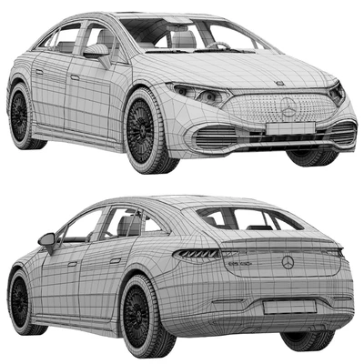 Mercedes-Benz EQS 2022 — Вид 3