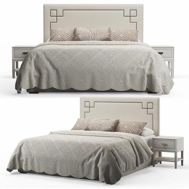 Everly Quinn Kerley Fabric Upholstered Bed — Скачать