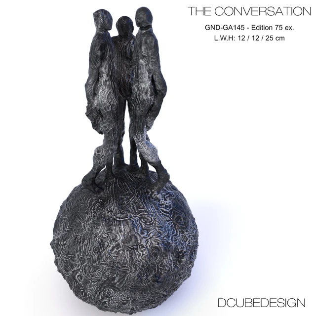 Скульптура DCUBEDESIGN "The Conversation" — Скачать