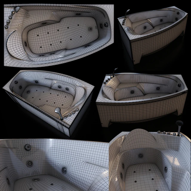 Acrylic hydromassage bath Doctor Jet Laluna — Descargar