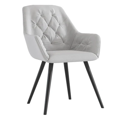 Chair with Armrest Kira Gray — Ver 1