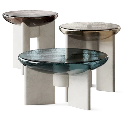 Paolo Castelli Lens Coffee Tables — Ver 1